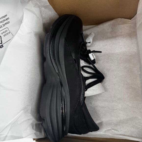 Hoka Bondi Mary Jane Black Women 7 / Men 6 New In Box - Picture 7 of 15